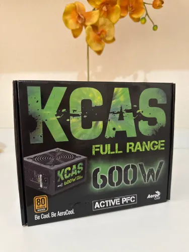 Fonte KCAS 600w active PFC 80 plus Bronze