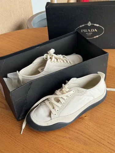TÊNIS PRADA SPEEDROCK RE-NYLON & CAMURÇA - NOVO | NUNCA USADO