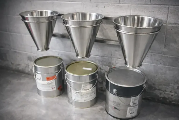 Conjunto de Funil para Filtragem de Tinta - IG101 (Inox)