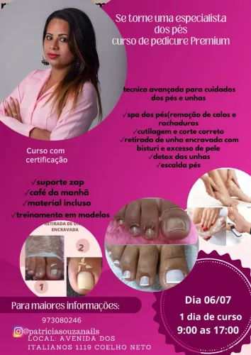 Curso de pedicure Premium