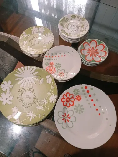 Kit de pratos rasos e de sobremesa 