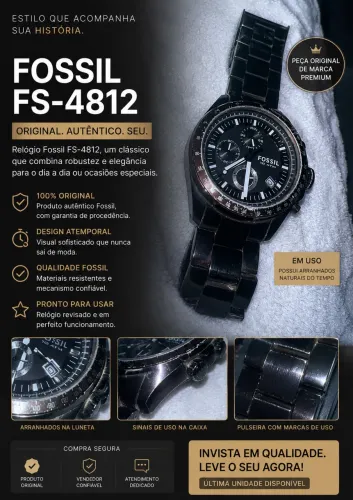 Relógio original da fossil valor original 1,400.00