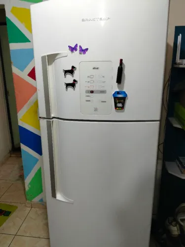 Geladeira Branca Brastemp Ative! Frost Free duplex de 429L