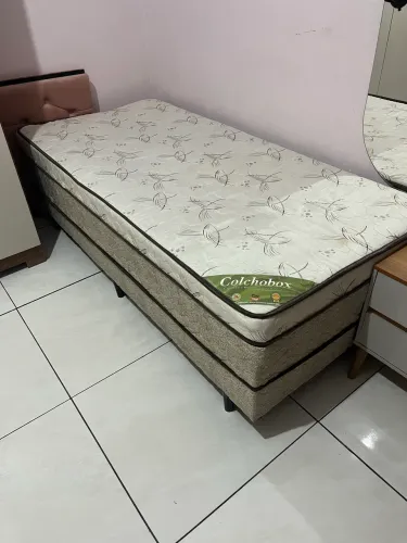 ? COLCHÃO SOLTEIRO + BASE BOX | POUCO TEMPO DE USO ?