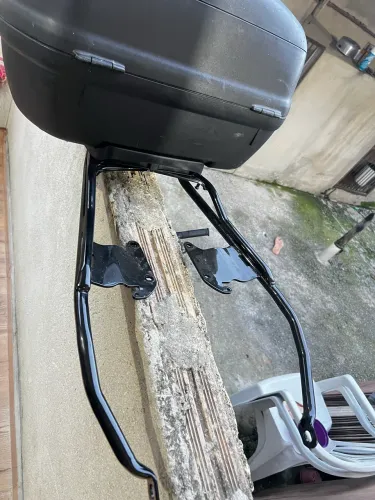 Baú givi mais suporte pra fan,titan 160 2025 completo só instalar 