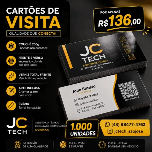 Milheiro Cartão de Visita Frente e Verso, Arte Inclusa!