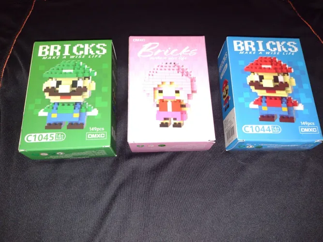 BRICKS - mini blocos de montar - Super Mário