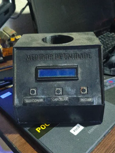 Medidor de umidade de grãos de café 