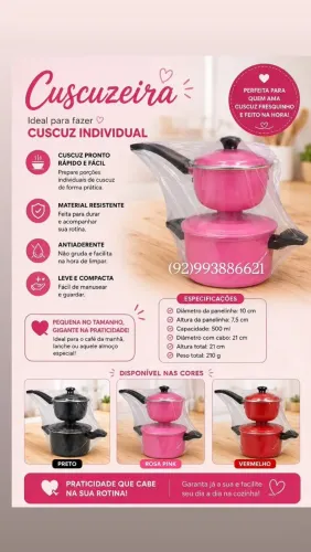 Cuscuzeira unidade