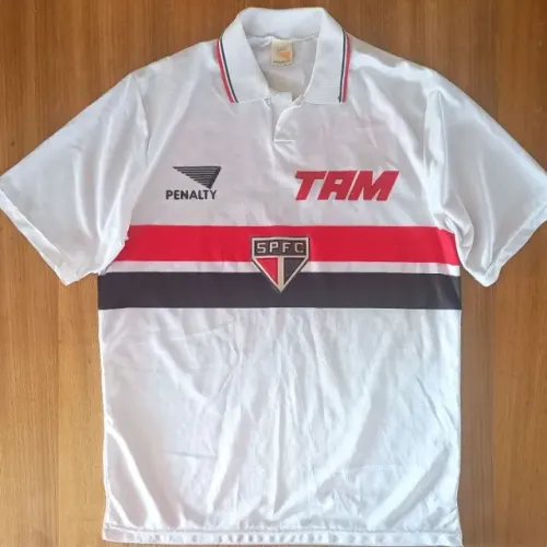 camisa original 1993 são paulo fc penalty branca SPFC Tamanho G 1994 1995