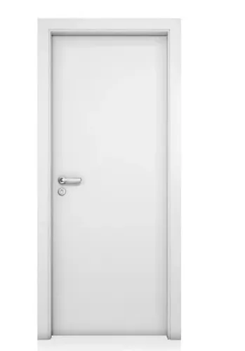 FRPortas com batentes e folha de porta revestidos em pvc. Tamanho 80cm x 210cm.