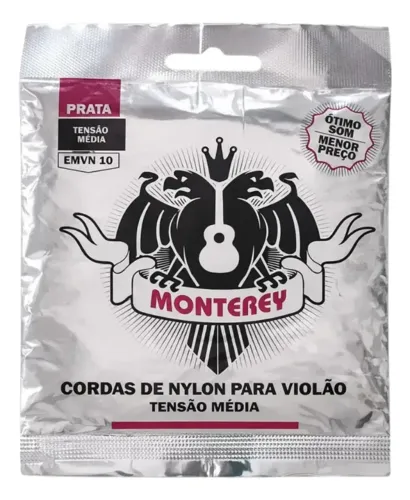 Cordas Monterey By Solez Nylon Tensão Média Emvn10