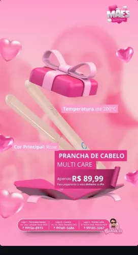 PRANCHA DE CABELO ?