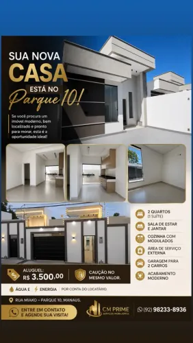 Casa para Venda, com modulados na cozinha, 2 quartos sendo 1 suíte, próximo da Nilton Lins