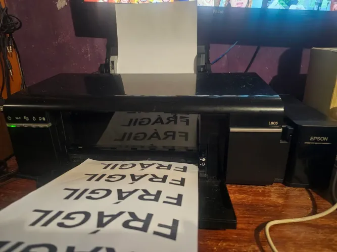 Impressora Epson L805 Multifuncional Wifi Ecotank Preta