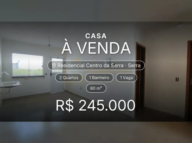 Residencial Centro da Serra: Sua nova casa com 2 quartos e financiamento facilitado!