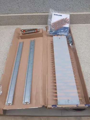 Kit barramento volt Plus Brum N+t 48 polos Din - 250a