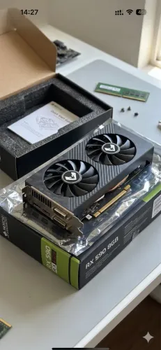Radeon RX 590 [NOVA NA CAIXA] Placa de Vídeo SOYO  GME 8GB GDDR5 COM GARANTIA 