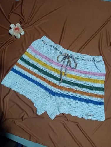 Short de crochê encomenda 