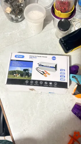 "Inversor Veicular 2000W Knup 12V para 220V - Novo?