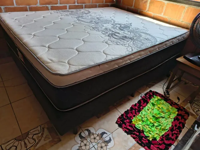 Cama box Quim casal mola ensacada 