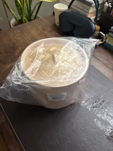 Cesta de Bambu para Dumplings e Baos