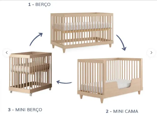 Berço 3 em 1