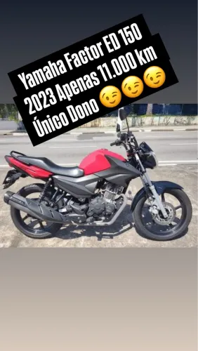Yamaha YBR Factor 150 ED 2023 Apenas 11.500km único Dono Troca Financia Cartão