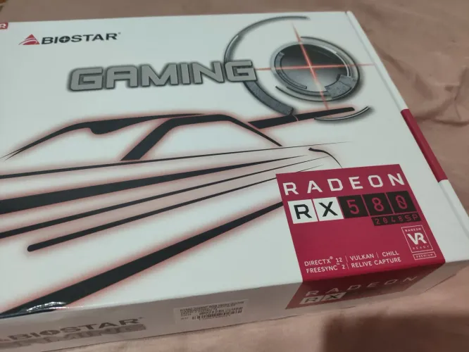 Placa de Vídeo Biostar AMD Radeon RX 580 2048SP, 8GB, GDDR5, 256 Bit, White
