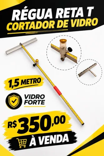 Cortador de vidro na caixa no plástico nunca usado !
