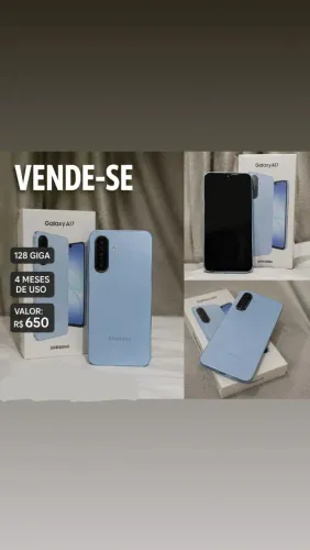 CELULAR SAMSUNG A17, 128 GB, 4 MESES DE USO.