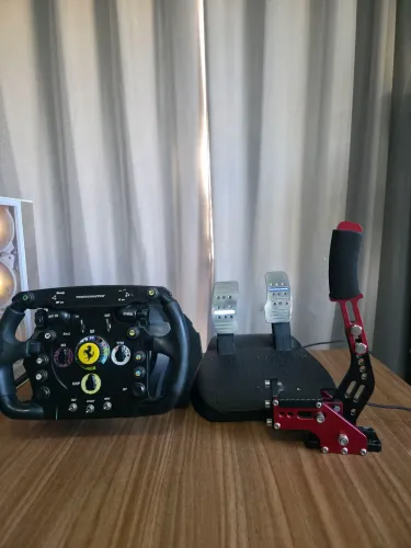 T300 + volante f1 + freio de mão 
