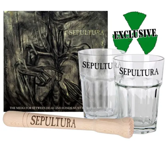 Sepultura Box raro mediator limitado cd caipirinha kit copos sodom maiden Metallica 