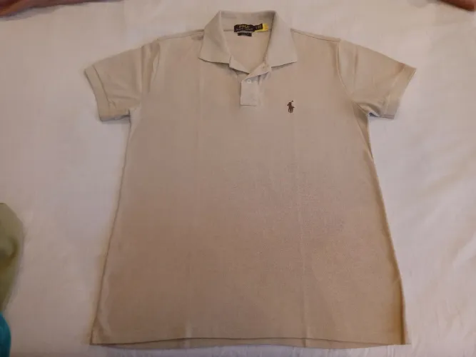 Camisa polo bege