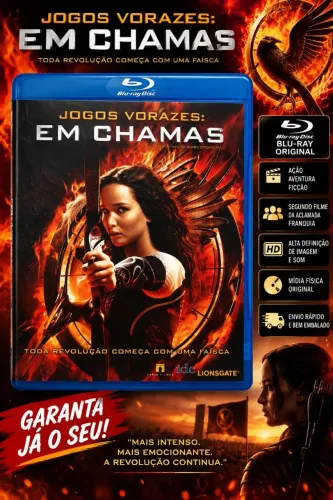Jogos vorazes em chama Blu-ray