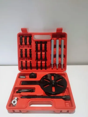 kit extrator de rolamentos e polias com 31 peças