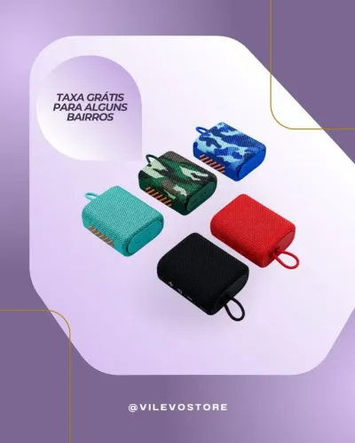 MINI CAIXA DE SOM BLUETOOTH GO3