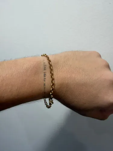 Pulseira ouro 18k italiana