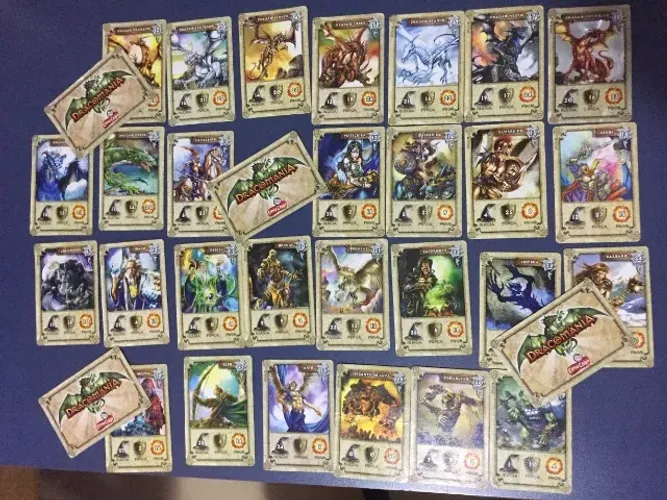 Lote Coleção completa de 32 Cards - Dracomania - Elma Chips - Raridade - Ótimo