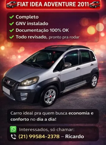 Fiat Idea Advent./ Adv.locker 1.8 MPI Flex 5P 2011