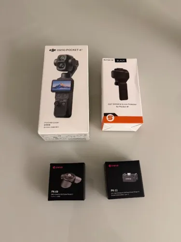 DJI Osmo Pocket 4p Lacrado + Acessórios