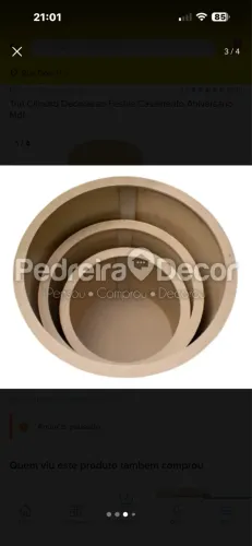 Vendo Trio Cilindro Decoracao Festas Casamento Aniversario Mdf