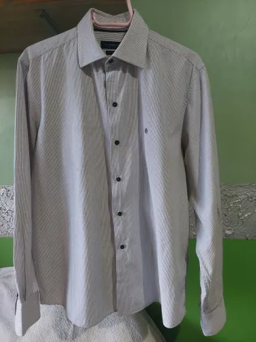 Kit c/ 3 camisas Soc Masculina Tam.4/G- Seminovas