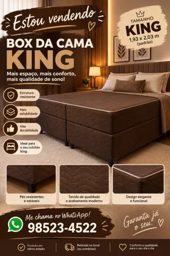 Vendo box da cama King