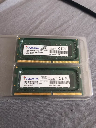 Memórias ram DDR4 2x8gb 3200mhz Adata 