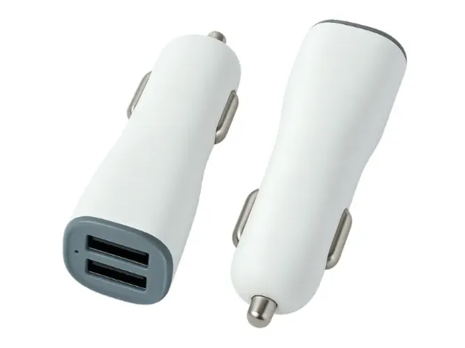 Fonte Carregador Veicular 2 Usb para Carro Tomada de Cinzeiro para Automóvel