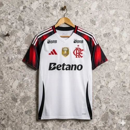 Camisa do Flamengo Adidas 25/26 - Versão Jogador e Torcedor