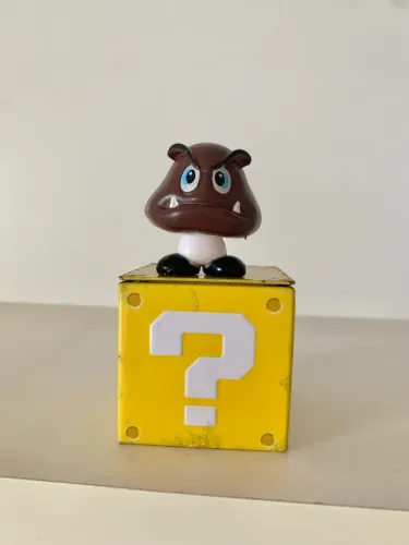 Coleção super mario goomba e caixa