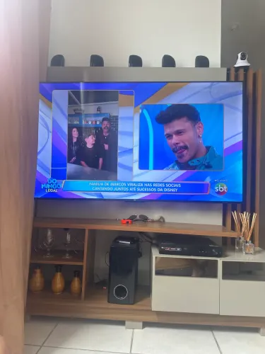 home tv até 55 só vendo o rack