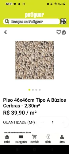Vendo 10mts de piso para parede,com 4 pacote de argamassa ac2,tel para contato *16